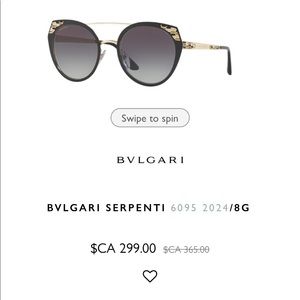 BULGARI SUNGLASSES
